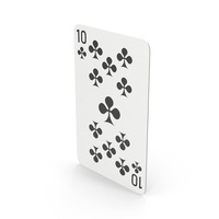 10 Of Clubs Playing Card PNG & PSD Images