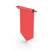 Red Blank Paper Scroll PNG & PSD Images
