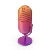 Gradient Microphone Icon PNG & PSD Images
