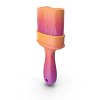 Gradient Paint Brush Icon PNG & PSD Images