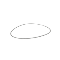 Silver Chain Necklace PNG & PSD Images