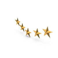 Rating Five Star Equal Botom Gold PNG & PSD Images