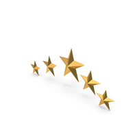 Rating Five Star Top Gold PNG & PSD Images