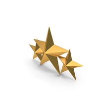Rating Three Small Near Bottom Gold PNG & PSD Images