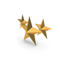 Rating Three Small Near Top Gold PNG & PSD Images