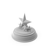 Trophy Five Stars Win Price PNG & PSD Images