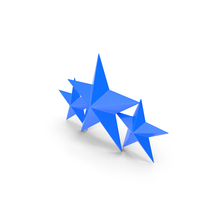 Rating Three Small Near Bottom Blue PNG & PSD Images