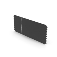 Ticket Black PNG & PSD Images