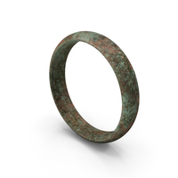 Old Rusted Copper Band Ring PNG & PSD Images