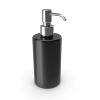 Soap Dispenser Black PNG & PSD Images
