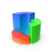 Pie Chart Circular Round Three More Colour PNG & PSD Images
