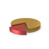Pie Chart Two Circular Gold PNG & PSD Images