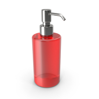 Soap Dispenser Red PNG & PSD Images