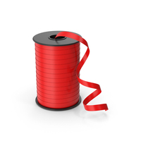 Red Curling Ribbon PNG & PSD Images