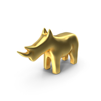 Rhino Figurines Statuette PNG & PSD Images