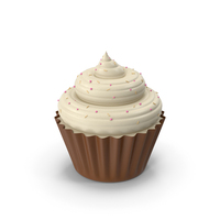 White Cupcake PNG & PSD Images