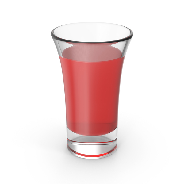 Red Vodka Glass PNG & PSD Images