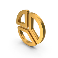 Statistics Icon Gold PNG & PSD Images
