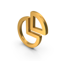 Gold Statistics Outline Icon PNG & PSD Images