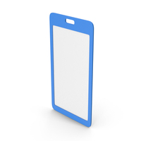 ID Badge Blue PNG & PSD Images