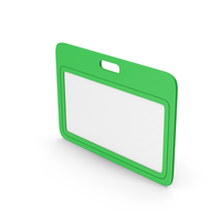 Green ID Badge PNG & PSD Images