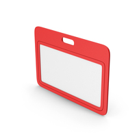 Red ID Badge PNG & PSD Images