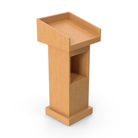 Wooden Lectern PNG & PSD Images