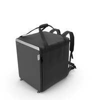 Courier Delivery Backpack Hendi Closed Black PNG & PSD Images