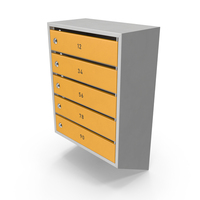 Five Apartment Mailboxes Block PNG & PSD Images