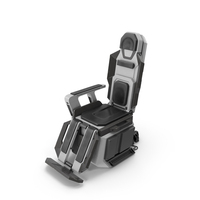 Grey Futuristic Pilot Seat PNG & PSD Images