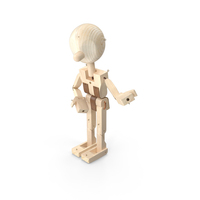 Raw Wooden Man Shows PNG & PSD Images