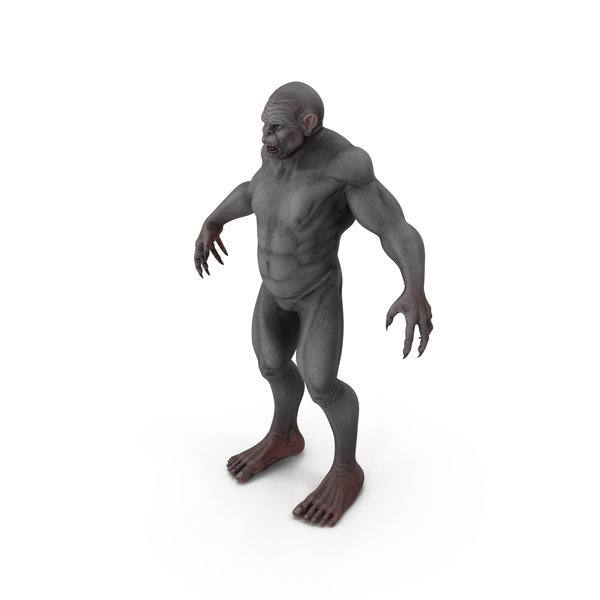Scary Ape Monster A Pose PNG & PSD Images