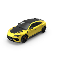 Super Luxury SUV With Lights On & Simple Interior PNG & PSD Images
