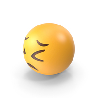 Confounded Face Emoji PNG & PSD Images