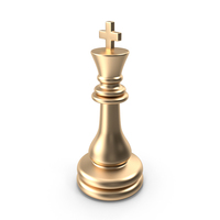 Chess King Bronze PNG & PSD Images