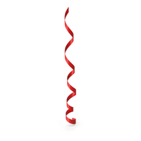 Red Curling Ribbon PNG & PSD Images