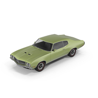 Retro Muscle Car PNG & PSD Images