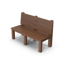 Bench Dark Wood PNG & PSD Images