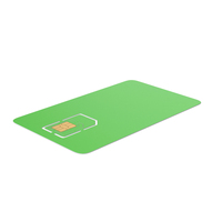 Green Mobile Phone SIM Card PNG & PSD Images