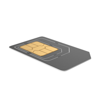 Black Standard Phone Sim Card PNG & PSD Images