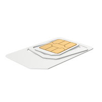 White Sim Card Adapter PNG & PSD Images