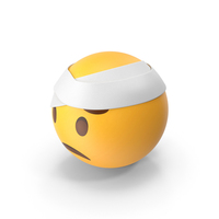 Face With Head Bandage Emoji PNG & PSD Images