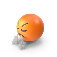 Face With Steam From Nose Emoji PNG & PSD Images