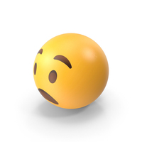 Frowning Face With Open Mouth Emoji PNG & PSD Images