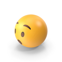 Hushed Face Emoji PNG & PSD Images