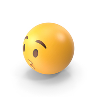Kissing Face Emoji PNG & PSD Images