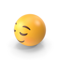 Relieved Face Emoji PNG & PSD Images