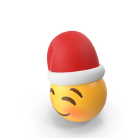 Santa Smiling Face With Smiling Eyes PNG & PSD Images
