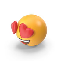 Smiling Face With Heart Eyes Emoji PNG & PSD Images