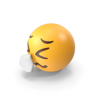 Sneezing Face Emoji PNG & PSD Images